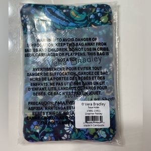 NWT Vera Bradley Tissue Holder in Dreamer Paisley